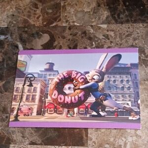 Zootopia Postcard Judy Hopps Fru Fru Disney Animation 100 Characters 100 Years 2